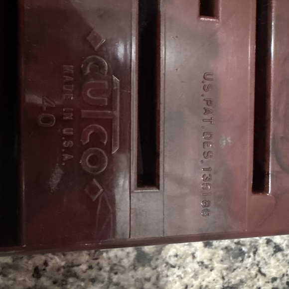 CUTCO Knife Holder 4 Slot Plastic‎ Tray Drawer - Picture 2 of 7